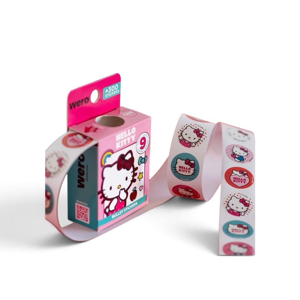 STICKER BULLET ROLL x300u. H.KITTY